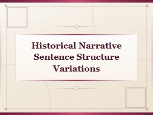 Rewriting Historical Narratives Through Sentence Variation